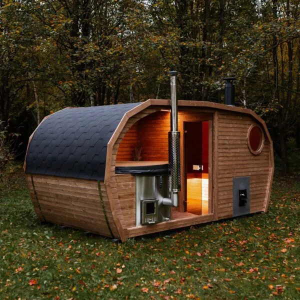 2-in-1 BUITENSAUNA + HOTTUB 4.9M x 2.45M, Ostend 25 2in1-Oasis-sauna-hot-tub-5