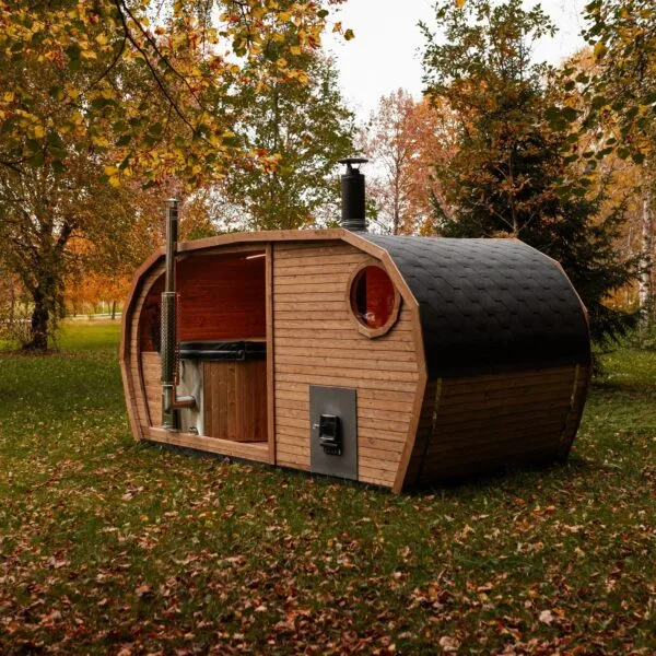 2-in-1 BUITENSAUNA + HOTTUB 4.9M x 2.45M, Ostend 21 2in1-Oasis-sauna-hot-tub-9