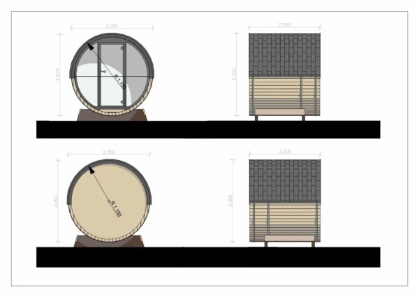 plan 200cm